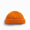 Short Wool Blend Beanie